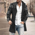 Black snowflake knit