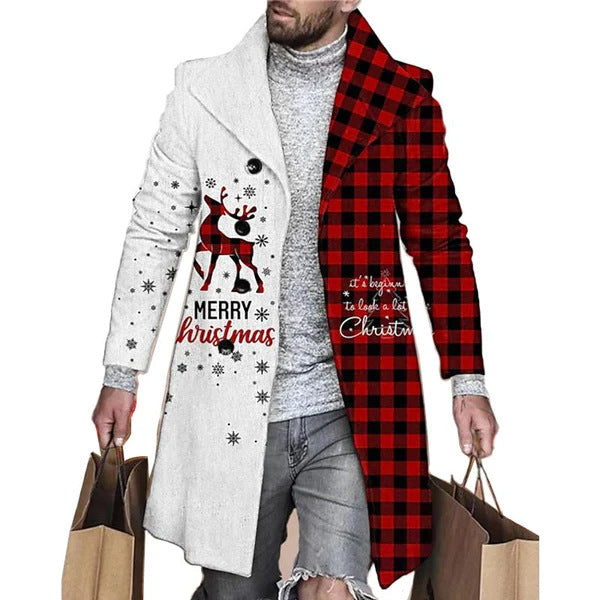 White plaid Christmas