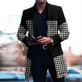 Black houndstooth contrast